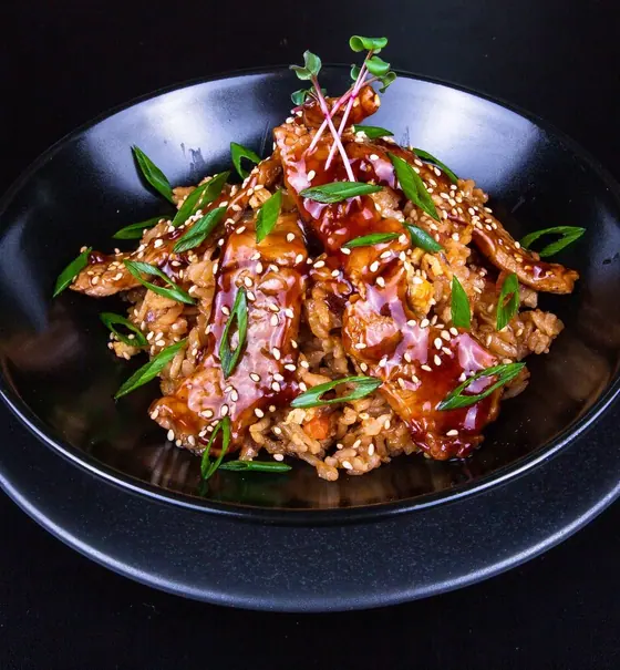 BBQ pulled pork bowl