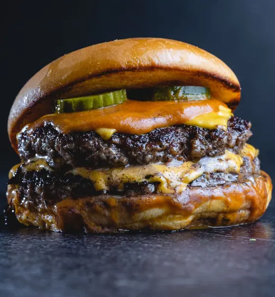 Double cheeseburger