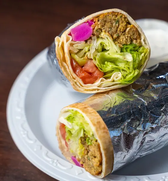 Falafel burrito